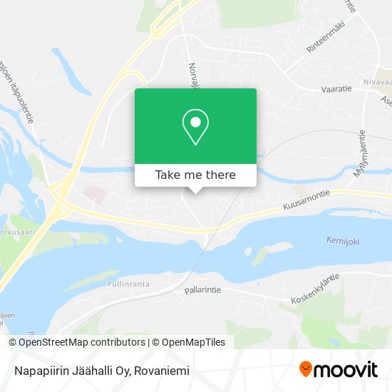 Napapiirin Jäähalli Oy map