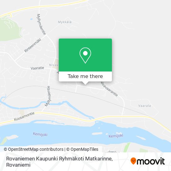 Rovaniemen Kaupunki Ryhmäkoti Matkarinne map