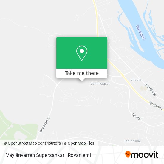 Väylänvarren Supersankari map