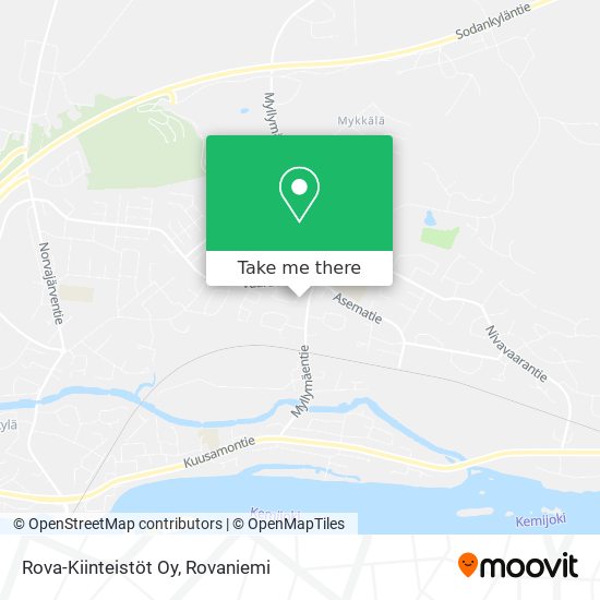 Rova-Kiinteistöt Oy map