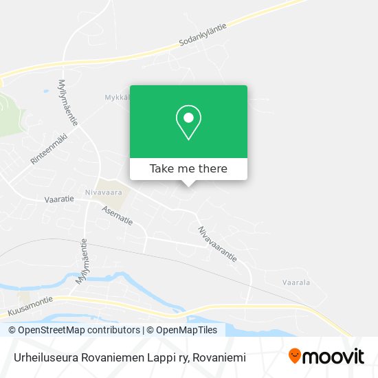 Urheiluseura Rovaniemen Lappi ry map