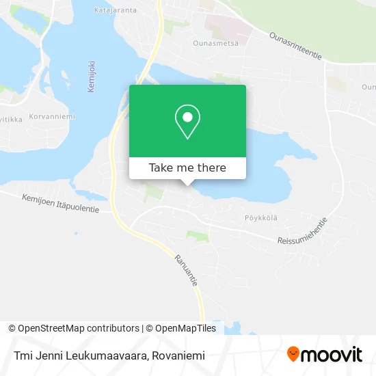 Tmi Jenni Leukumaavaara map