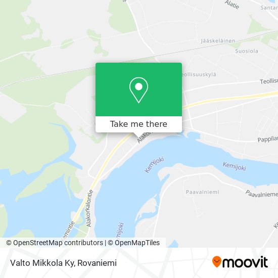 Valto Mikkola Ky map