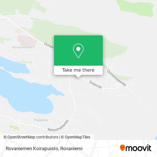 Rovaniemi Dog Park map