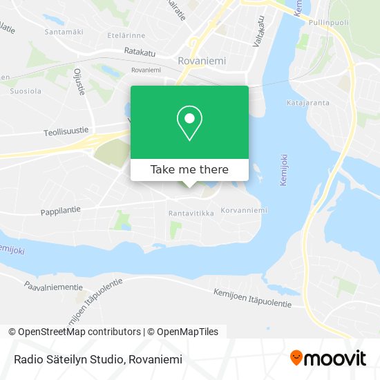 How to get to Radio Säteilyn Studio in Rovaniemi by Bus?