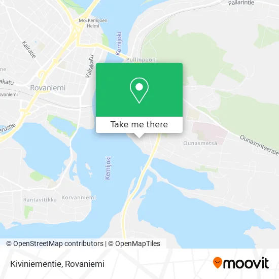 Kiviniemi Road map