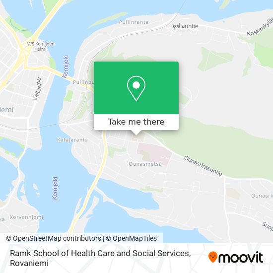 Ramk School of Health Care and Social Services map