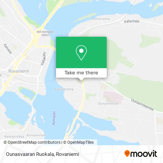 Ounasvaara Cafeteria map