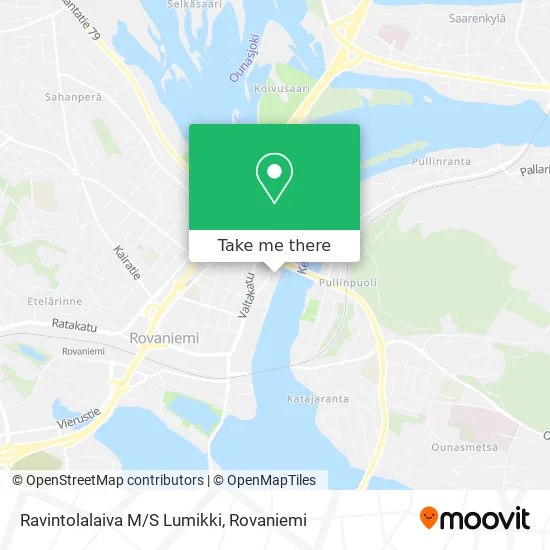 Restaurant Ship M/S Lumikki map