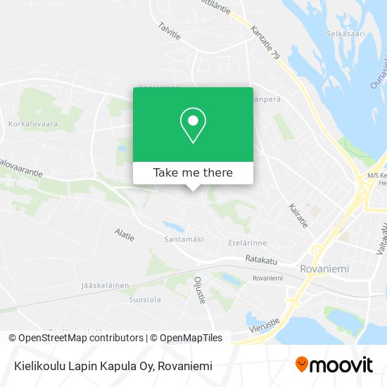 Kielikoulu Lapin Kapula Oy map