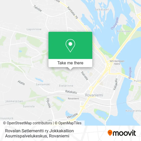 Rovalan Settlement Association Jokkakallion Housing Service Center map