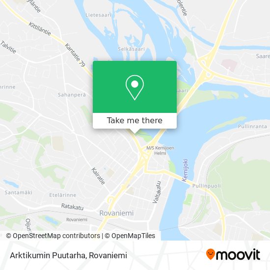 Arktikumin Puutarha map