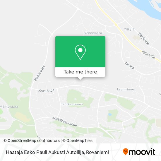 Haataja Esko Pauli Aukusti Autoilija map