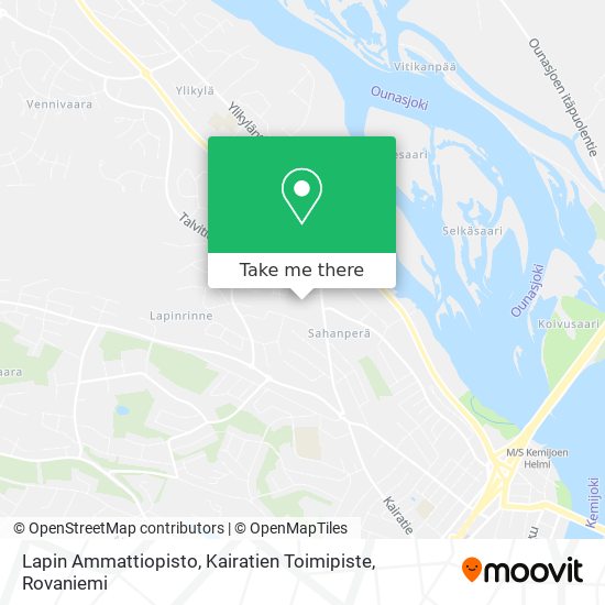 Lapin Ammattiopisto, Kairatien Toimipiste map