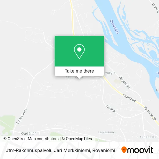 Jtm-Rakennuspalvelu Jari Merkkiniemi map
