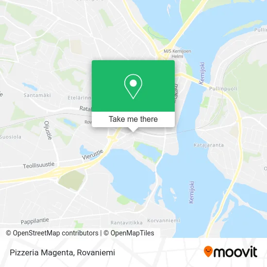 Magenta Pizzeria map