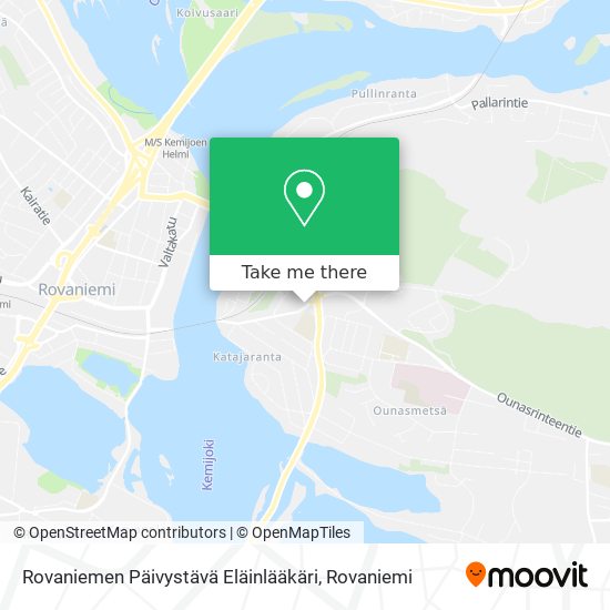 Rovaniemen Päivystävä Eläinlääkäri map