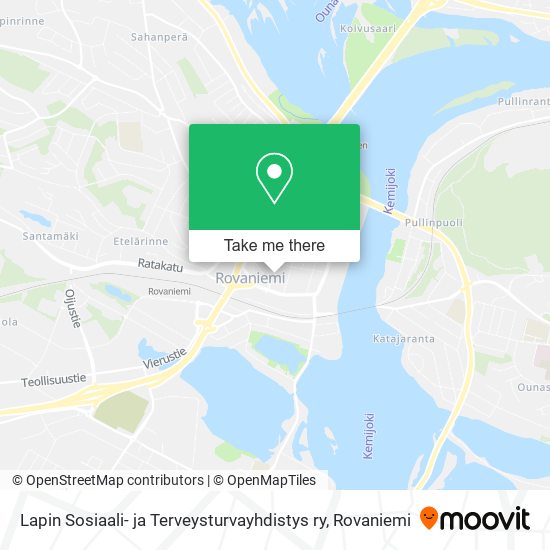 Lapin Sosiaali- ja Terveysturvayhdistys ry map