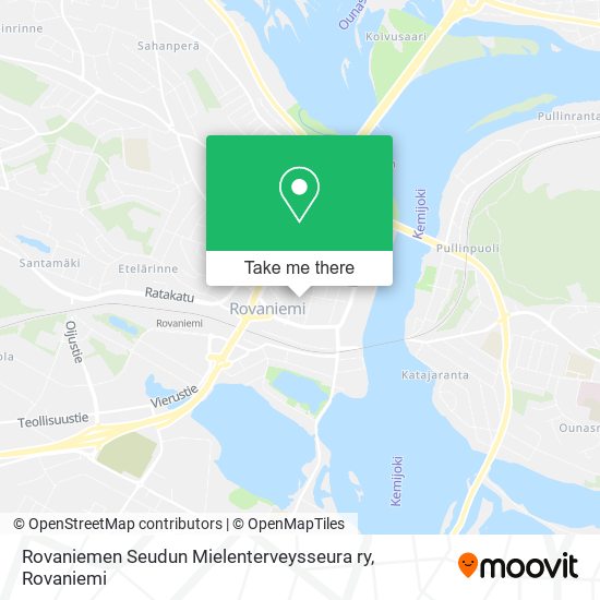 Rovaniemen Seudun Mielenterveysseura ry map