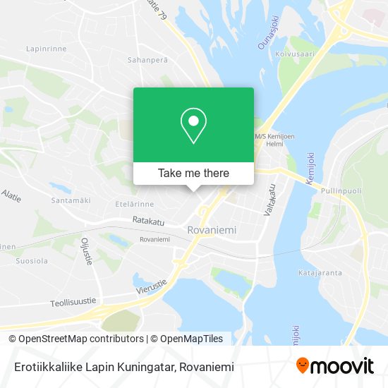 Erotiikkaliike Lapin Kuningatar map