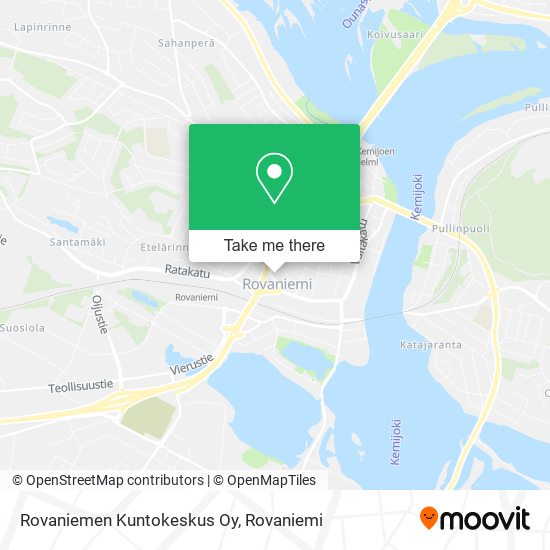 Rovaniemen Kuntokeskus Oy map