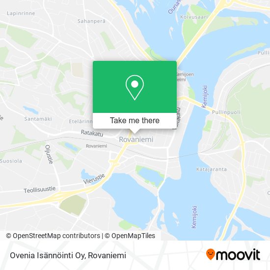 Ovenia Isännöinti Oy map