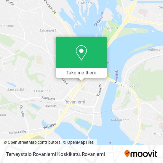 Terveystalo Rovaniemi Koskikatu map