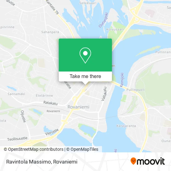 Ravintola Massimo map