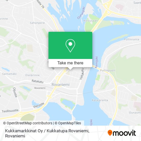 Kukkamarkkinat Oy / Kukkatupa Rovaniemi map