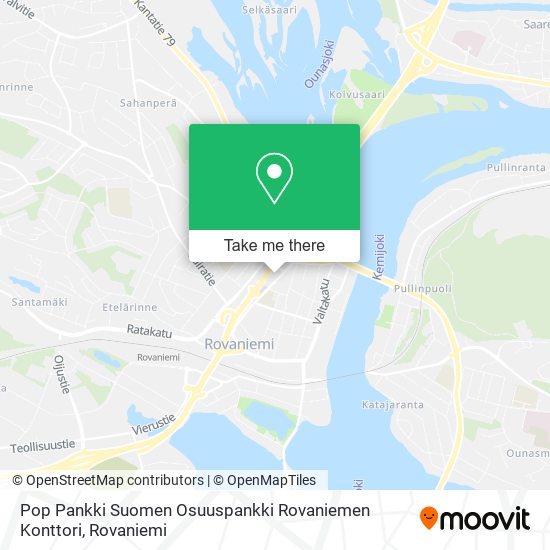 Pop Pankki Suomen Osuuspankki Rovaniemen Konttori map