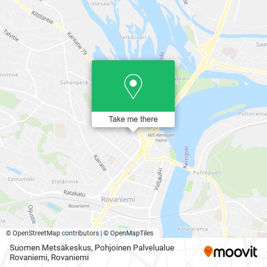 Suomen Metsäkeskus, Pohjoinen Palvelualue Rovaniemi map