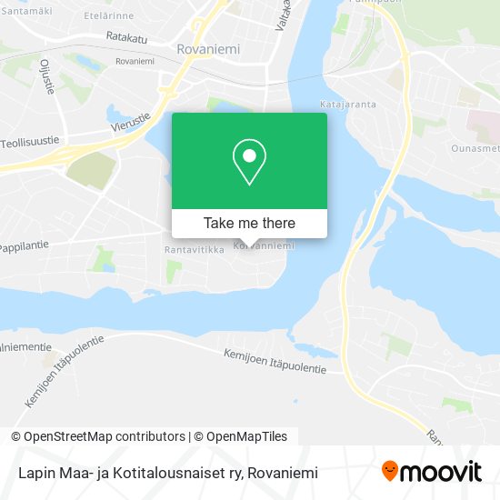 Lapin Maa- ja Kotitalousnaiset ry map