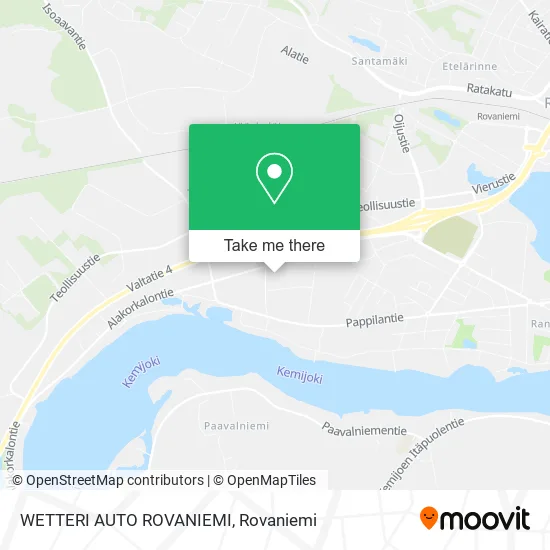 WETTERI AUTO ROVANIEMI map