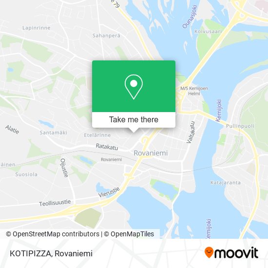 KOTIPIZZA map