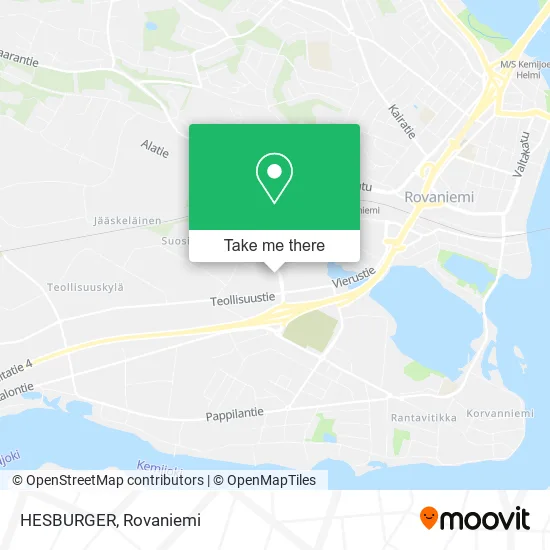 HESBURGER map