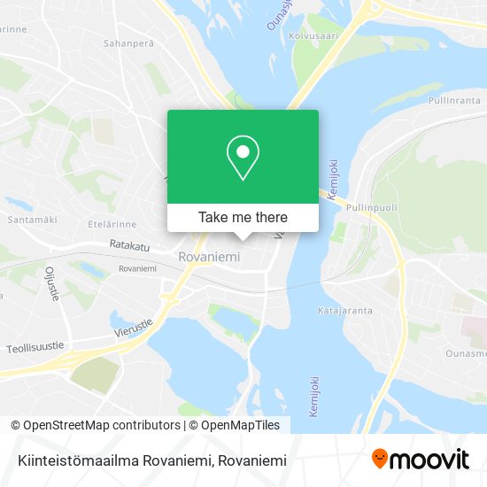 Kiinteistömaailma Rovaniemi map