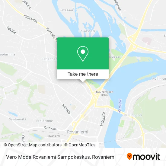Vero Moda Rovaniemi Sampokeskus map