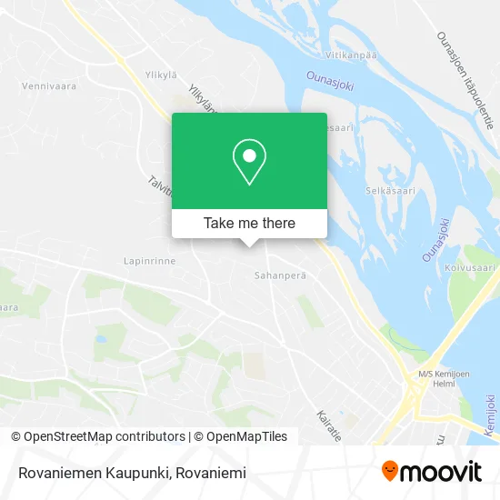 Rovaniemi City map