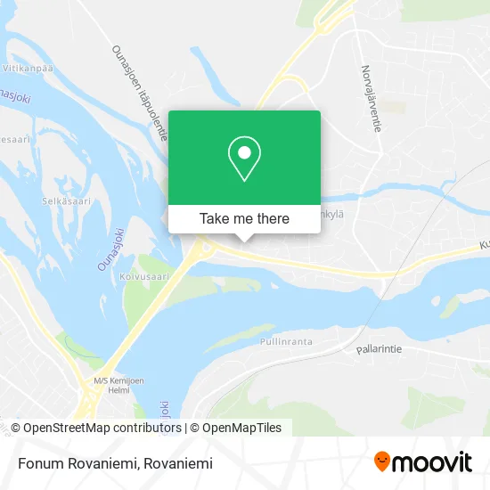 Fonum Rovaniemi map