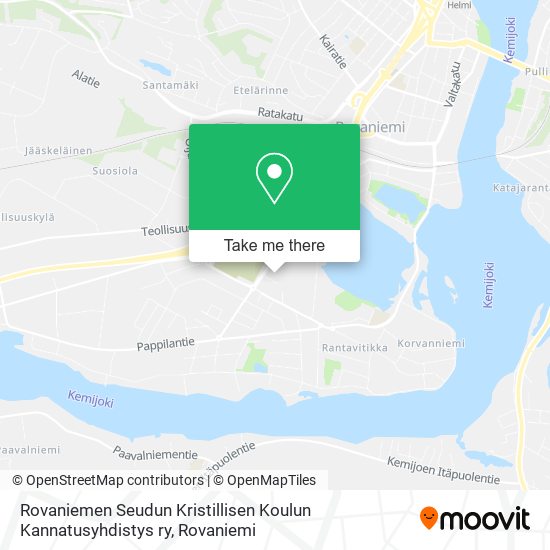 Rovaniemen Seudun Kristillisen Koulun Kannatusyhdistys ry map