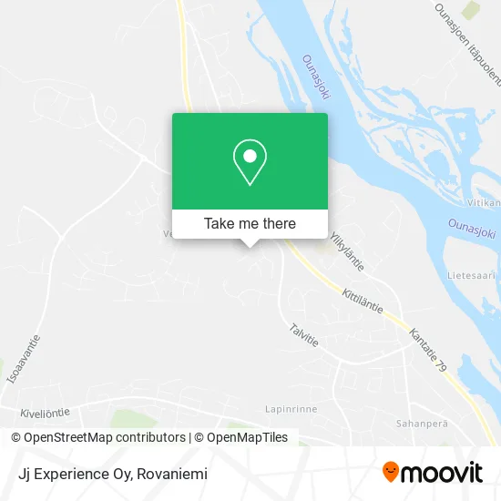 Jj Experience Oy map
