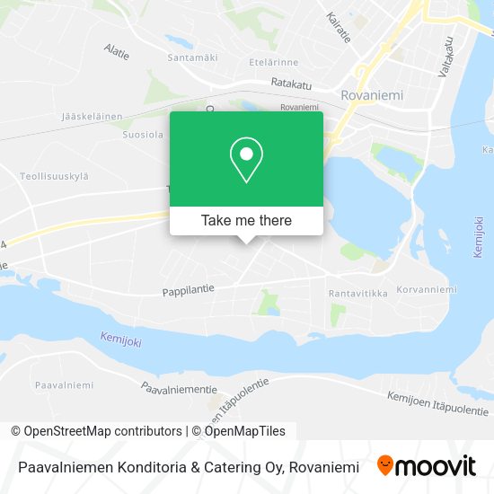 Paavalniemen Konditoria & Catering Oy map
