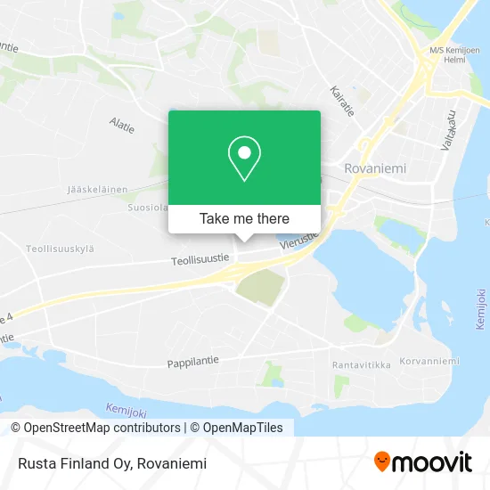 Rusta Finland Oy map
