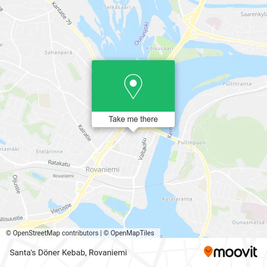 Santa's Döner Kebab map