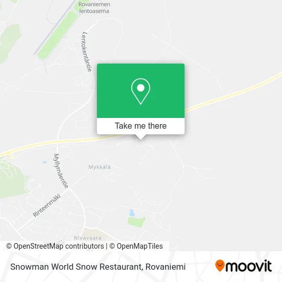 Snowman World Snow Restaurant map