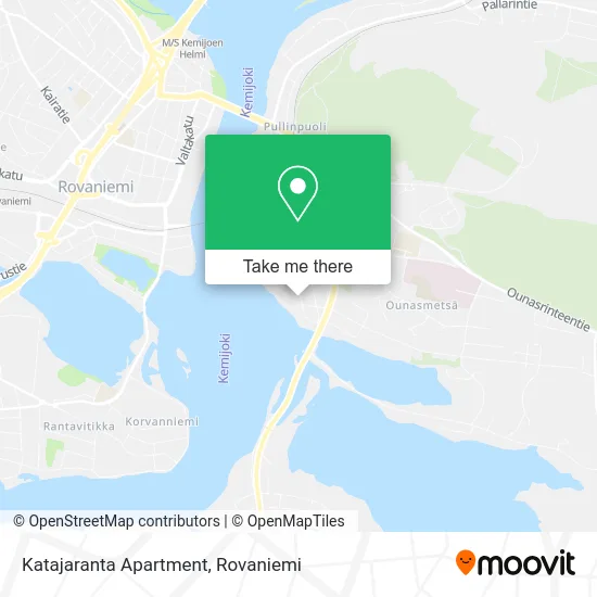 Katajaranta Apartment map