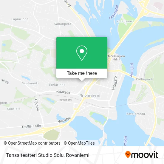 Dance Theater Studio Solu map