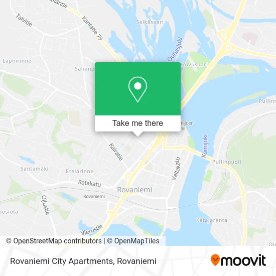 Rovaniemi City Apartments map