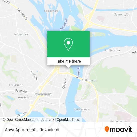 Aava Apartments map