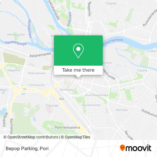 Bepop Parking map